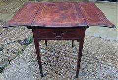 1770 Antique Pembroke Table 35½w max 18½w down 27d 27h _18.JPG